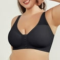 thumbnail image 5 of Bras for Women,Verachics Lilymiss Luna Hug Front Closure Bra for Seniors with Back Shaping Support and Comfortable Design,Sports Bras for Women,Black,XL, 5 of 6