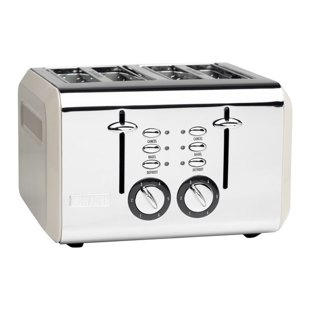 Haden Cotswold 4Slice, Wide Slot Toaster with Browning Control, Cancel