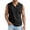 Black-14, variant on LIBRCLO Tank Tops for Men Solid Color Pullover V-neck Sleeveless Shirts Casual Cotton Linen Summer Tank Tops Black S