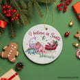 thumbnail image 4 of I Believe in Santa and Dinosaurs Ornaments, Playful Prehistoric Christmas Fun Decor, 4 of 6