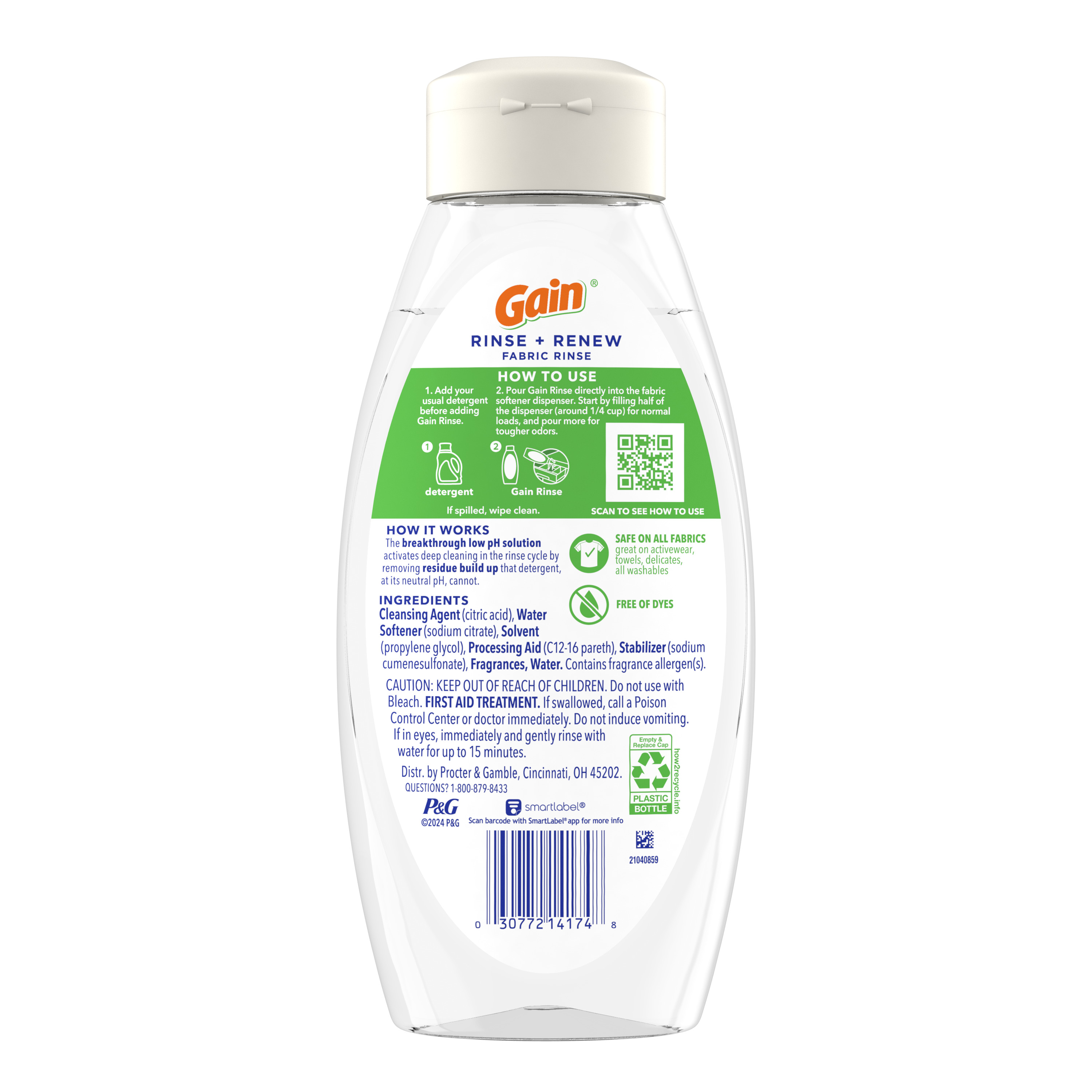 Gain Odor Fighter Fabric Rinse, Hibiscus Hula Scent, 25.5 fl oz photo 7