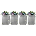 thumbnail image 1 of Good Ideas Rain Wizard 50 Gal Plastic Rain Barrel Urn, Granite (4 Pack), 1 of 11