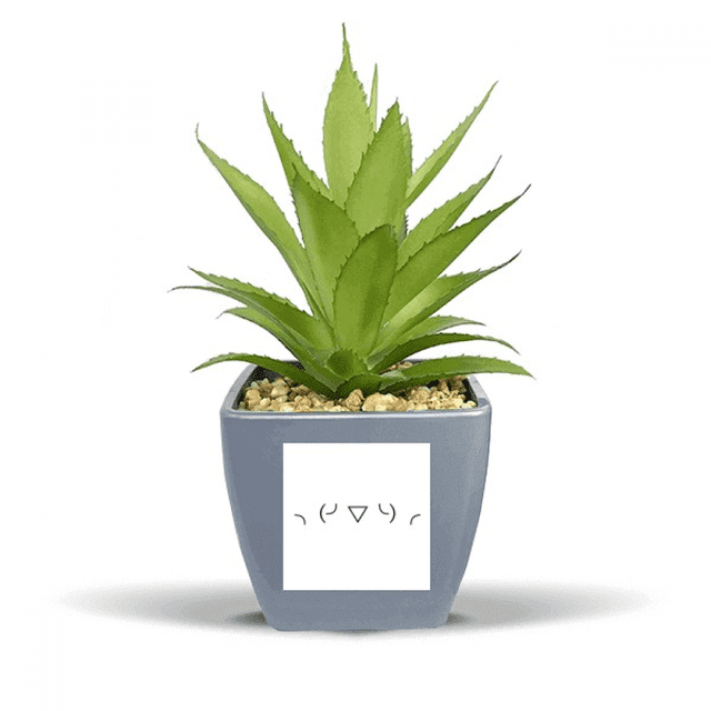 Face Sign Expression Art Deco Fashion Fake Pineapple Flower Pot Vase Mini Decor