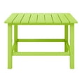 thumbnail image 3 of WestinTrends Malibu Kids Outdoor Patio Furniture HDPE 30" Wide Square Dining Table, Lime, 3 of 15
