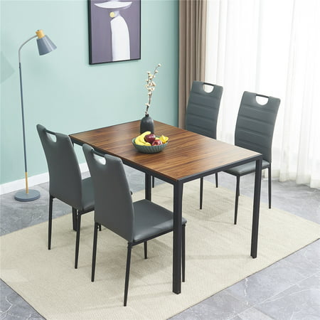 Cubism Premium Dining Table Wooden Countertop and Legs Modern Casual Coffee Table Family and kitchen