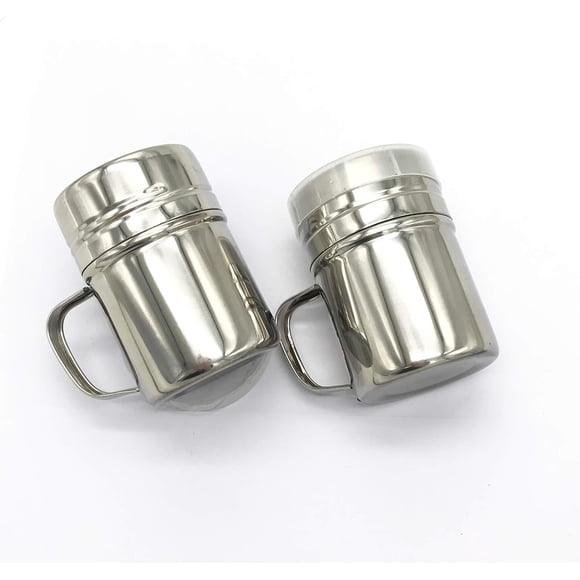 Toystoory Coctelera de dragado de condimentos esenciales para comidas familiares, coctelera bonita y bien hecha de acero inoxidable, 2 pack/lote Cocina y Comedor