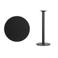 thumbnail image 2 of Emma + Oliver 30"RD Black Laminate Bar Table Top-18"RD Base, 2 of 5