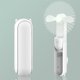 thumbnail image 4 of Mini ventilador portátil portátil recargable ajustable oficina plegable gimnasio lindo fans de refrigeración herramienta hogar verano viajando blanco Monstrate HA012708-01B, 4 of 7