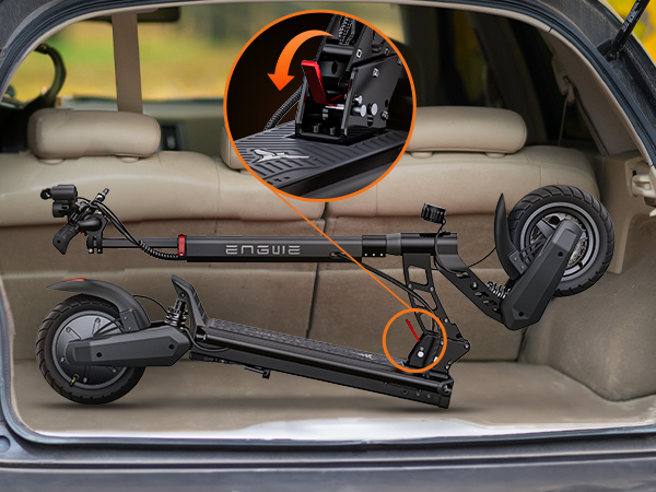 ENGWE Y400 Electric Scooter with 750W Motor up to 23 MPH and 25 Miles Range,10" Pneumatic Tire Folding Escooter for Adults,Black
