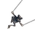 thumbnail image 1 of Jumpingount Simple lindo Rana colgante cadena Rana Punk ajustable cadena Retro Rana collar para hombres mujeres Ropa, zapatos y accesorios Miscelánea Antiguo Jumpingount AP007671-02, 1 of 6