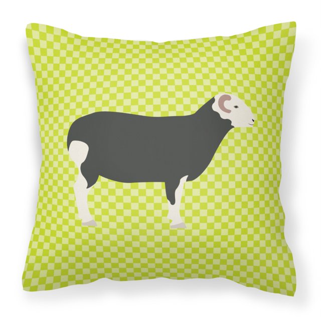 "Treasures BB7796PW1414 Herwick Green Outdoor Canvas Fabric Decorative Pillow, 14"" x 3"" x 14""" Caroline's Treasures BB7796PW1414