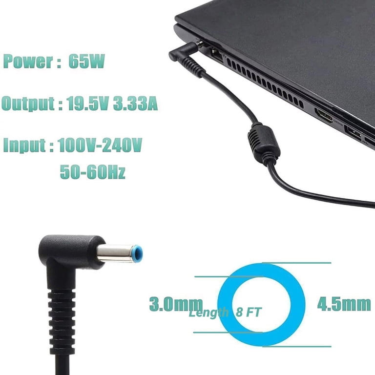 Caricabatterie Per HP ProBook X360 11 G1/G2/G3/G4 EE – 19.5V, Nuovo, Generico