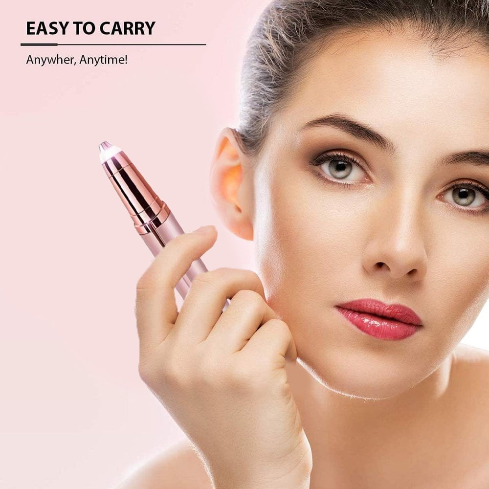 CHOK Rechargeable Eyebrow Hair Remover Painless Precision Eyebrow Trimmer Eyebrow Razor Tool for Face Lips Nose Facial Hair Removal for Men Women Reazeal Walmart