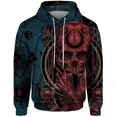 thumbnail image 4 of Sudaderas de otoño para hombre, ropa Y2k, sudadera holgada con capucha, sudadera informal gótica para hombre, jersey con estampado de calavera vintage, 4 of 5