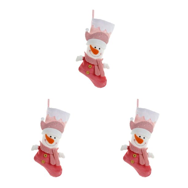 Naiovety Medias navideñas no tejidas de gran capacidad, Adorable hogar, oficina, vacaciones, decoración de árbol de Navidad, bolsa de regalo, muñeco Type1 NO1 Naiovety CBP443557