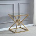 thumbnail image 1 of Heavenly Collection | Table d'appoint cannelle et or pour chambre et salon, 1 of 7