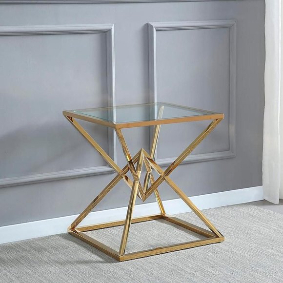 Heavenly Collection | Cinna End Gold Table/ Side Table for Bedroom and Livingroom