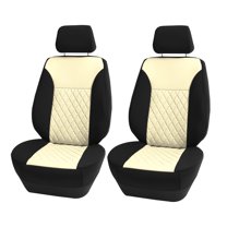 FH Group Neoprene Ultraflex Diamond Pattern Car Seat Covers Fit For Car Truck SUV Van