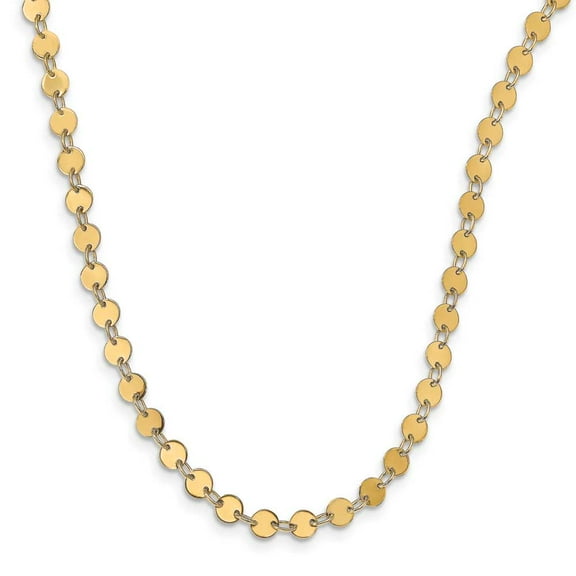 14k Gold Polished Necklace