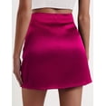 thumbnail image 4 of Zeagoo Skirts for Women Summer Skirts 2025 Casual Stain High Waist Silk Mini School Skirt Cute Skirt, 4 of 9