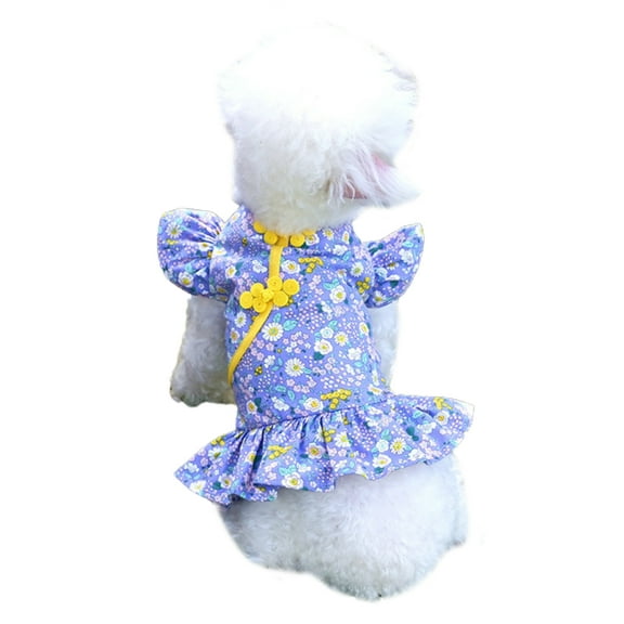 Mosey Stylish Pet Dress Split Hem   Party Wear   High Elasticity