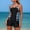 #434-White, variant on Women's One-Piece Swimsuit with Printed Patchwork, Modest Athletic Design, Form-Fitting Competitive Swimwear for Swimming Training and Water Sports