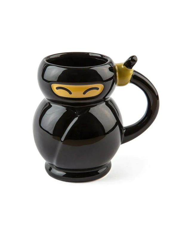 BigMouth The Ninja 12oz Ceramic Funny Cool Coffee Mugs Trust Them