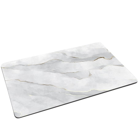 hirigin Absorbent Bathroom Mat, Personal Landscape Geometric Abstract Print Non-Slip Pad for Entryway Door, Bathroom, Kitchen