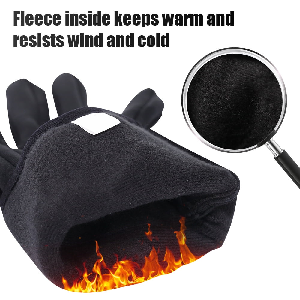 Snow deer Unisex Heated Glove Liners Rechargeable Battery Electric Heated Gloves Winter Warm Glove Liners for Arthritis Raynaud Thin Gloves Riding Ski Snowboarding Hiking Cycling Hand Warmers