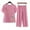 Pink, variant on Njoeus Pajama Sets for Women 2 Piece, Summer Pajamas for Women Women's Summer Casual Printed Short-Sleeve Top Pants Comfy Sleep Outfit 2 Piece Pajama Set Lounge Sets 2 Piece Sets for Women Summer On C