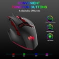 thumbnail image 3 of Mistaha Wired Programmable RGB Backlit Mouse Gaming Mouse with Adjustable Weights Set 4 Adjustable DPI, 3 of 8