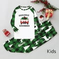thumbnail image 1 of Pyjamas de Noël Assortis pour la Famille Noël Hommes Papa Blouse Imprimée Col Rond Hauts+pantalons Ensemble de Pyjamas Assortis pour la Famille Pyjamas pour Hommes en Liquidation, 1 of 5