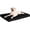 Black, variant on Dog Crate Bed Waterproof Deluxe Plush Dog Beds with Removable Washable Cover Anti-Slip Bottom Pet Sleeping Mattress for Large, Medium, Jumbo, Small Dogs, 41 x 27 inch, Navy