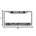 thumbnail image 5 of Georgia Tech Yellow Jackets Sparkly Glitter Bling Look Chrome License Plate Frame, 5 of 7