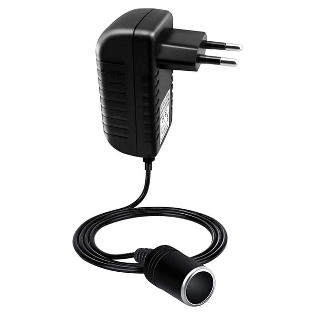 Convertidor de enchufe para encendedor de coche, adaptador de corriente de carga, grabadora de vídeo portátil para vehículo, de 24W Paneles de instrumentos para automóviles enchufe de la UE