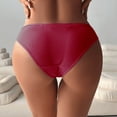 thumbnail image 2 of Panties for Women,Fashion Low Waist Striped Briefs for Women Comfortable Daily Wear Soft Lace Underwear Panties,Womens Underwear,Brick Red,S, 2 of 6