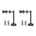 thumbnail image 1 of Vogacara Mini Crosswalk Road Sign Electric Traffic Party Toy Sound Light w/ & Light Luz de vehículos de motor 2Conjunto, 1 of 1