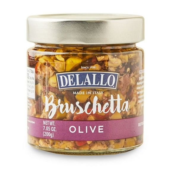 (Pack of 6), Delallo Olive Bruschetta, 7.05 oz