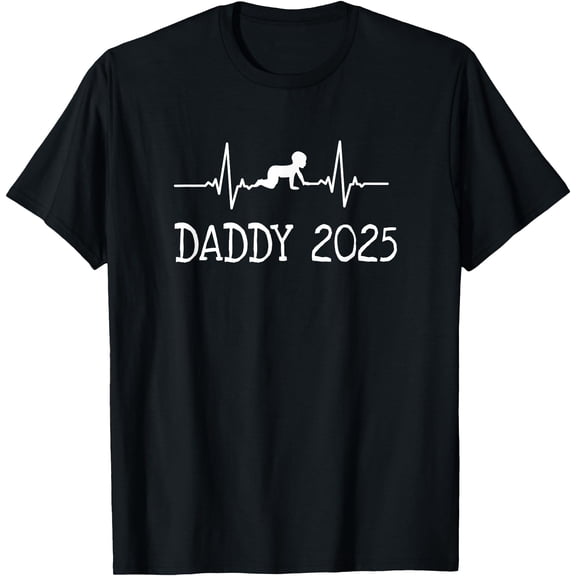 First Time Father Gifts For Men New Dad Expecting Daddy 2025 T-Shirt
