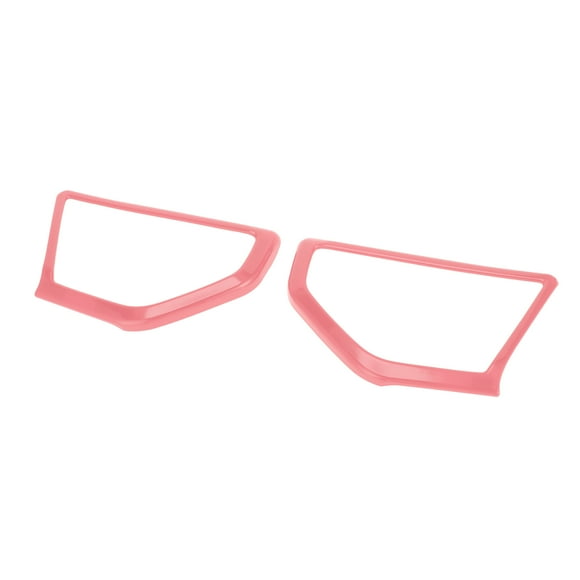 Unique Bargains 1 Pair A Pillar Speaker Cover Trim for Jeep Wrangler JL JLU 18-24 Window A Pillar Front Speaker Cover Stereo Audio Frame Trims ABS Pink