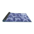 thumbnail image 2 of Ahgly Company Indoor Round Abstract Blue Modern Area Rugs, 3' Round, 2 of 4