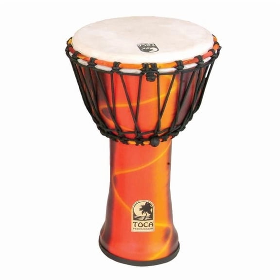 9 in. Freestyle Rope Tuned Djembe, Fiesta