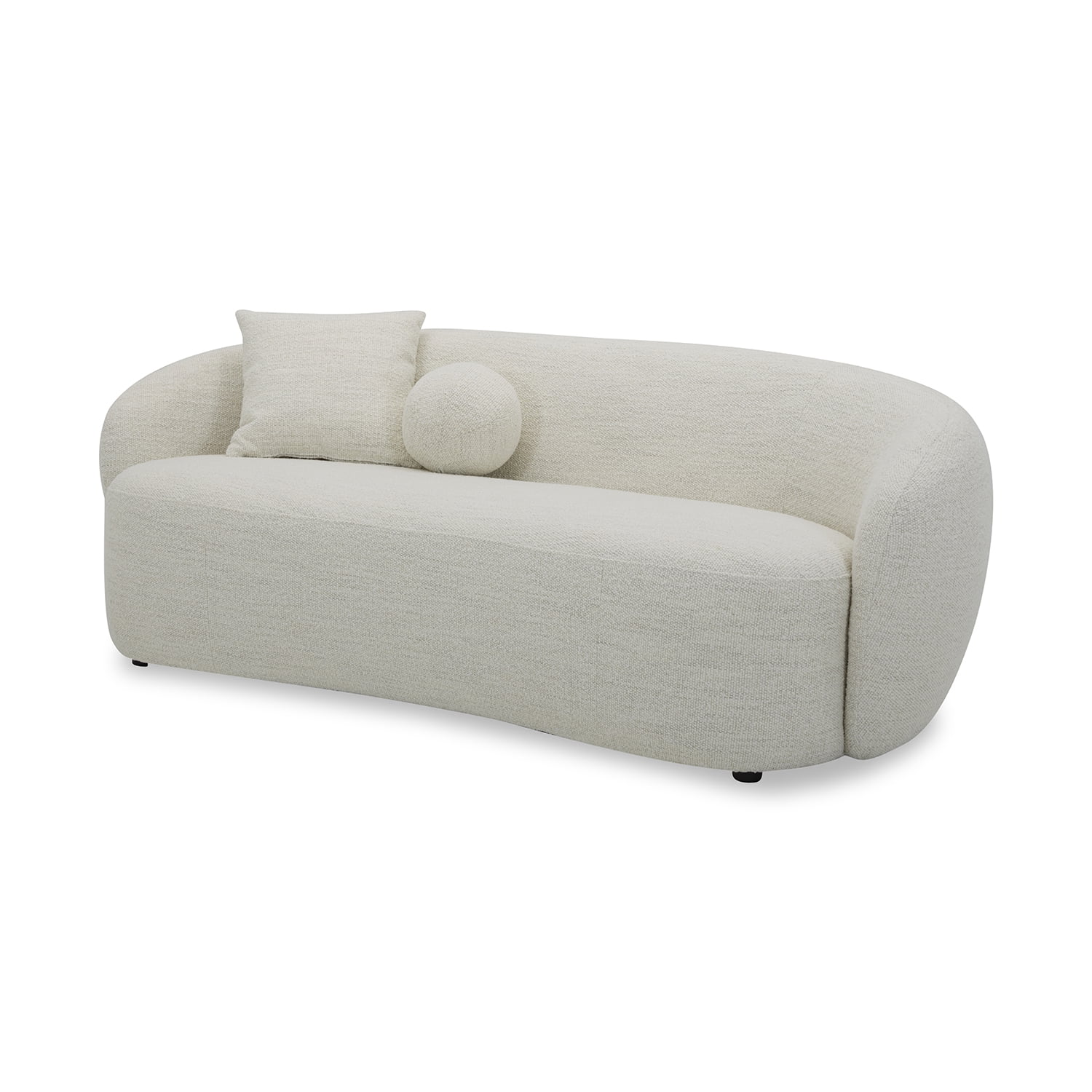 Better Homes & Gardens Juliet Curved 80.31" Sofa, Ivory