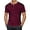 Brick Red, variant on YAYUBA Mens Polo Shirt Classic Button Crew Neck Big and Tall Business Casual Polo Shirts Quick Dry Athletic Fit Comfy Work Short Sleeve