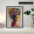 thumbnail image 2 of Pintura diamante acuarela mujer africana JM 5D, 2 of 5