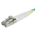 thumbnail image 1 of eDragon 10 Gigabit Aqua Fiber Optic Cable, LC / LC, Multimode, Duplex, 50/125, 5 meter (16.5 feet) Fiber Optic Audio Cable, (ED71880), 1 of 1