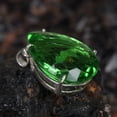 thumbnail image 4 of GEMHUB Dark Green Amethyst 925 Sterling Silver Pear Cut Pendant 83 Carat Hydrothermal Beautiful Pendant for Casual Wear, 4 of 4