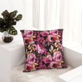 thumbnail image 6 of Yiaed Rose Flowers Print Pillow Covers Super Soft Decorative Square Throw Pillow Covers Case Cushion Covers for Sofa Couch Bedroom Car Decor（No pillow core）-16"x16", 6 of 7