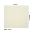 thumbnail image 2 of Papel de Origami Doble Cara Uxcell para Proyecto de Arte y Manualidades para Principiantes 50 Hojas Blanco Crema 8x8 pulgadas, 2 of 5