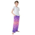 thumbnail image 3 of FORMRS Boys Pajama Pants with Pockets Size 11-12Y Kids Lounge Sleep Bottoms, Pixel Love, 3 of 8